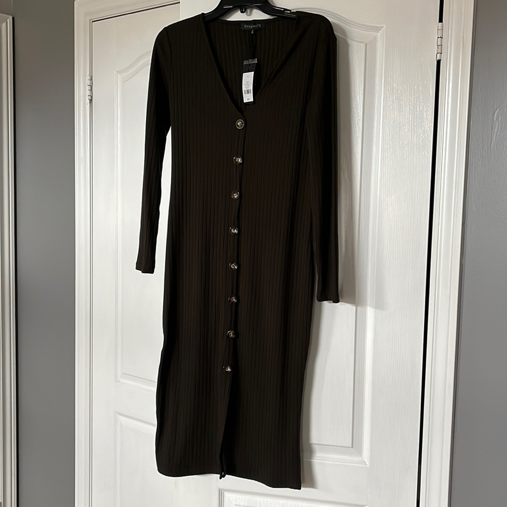 Fitted Ribbed Dress